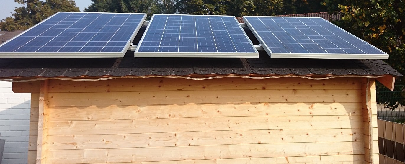 Photovoltaik für das Gartenhaus nutzen