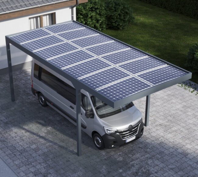 CARPORT CAMPER SOLAR 5.92 kWp mit 16 Solarmodule